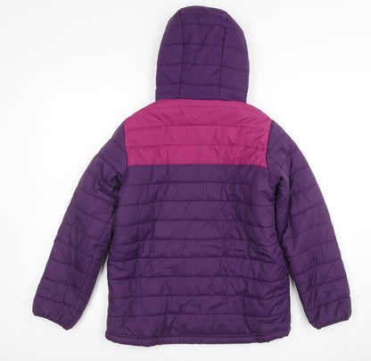 Girls UK Size 11-12 Years Peter Storm Purple Puffer Jacket