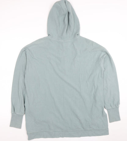 Womens UK Size XS Sweaty Betty Blue Pullover Hoodie