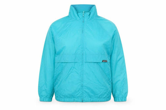 Cabin Creek Women's Blue L Windbreaker Jacket Nylon Full Zip