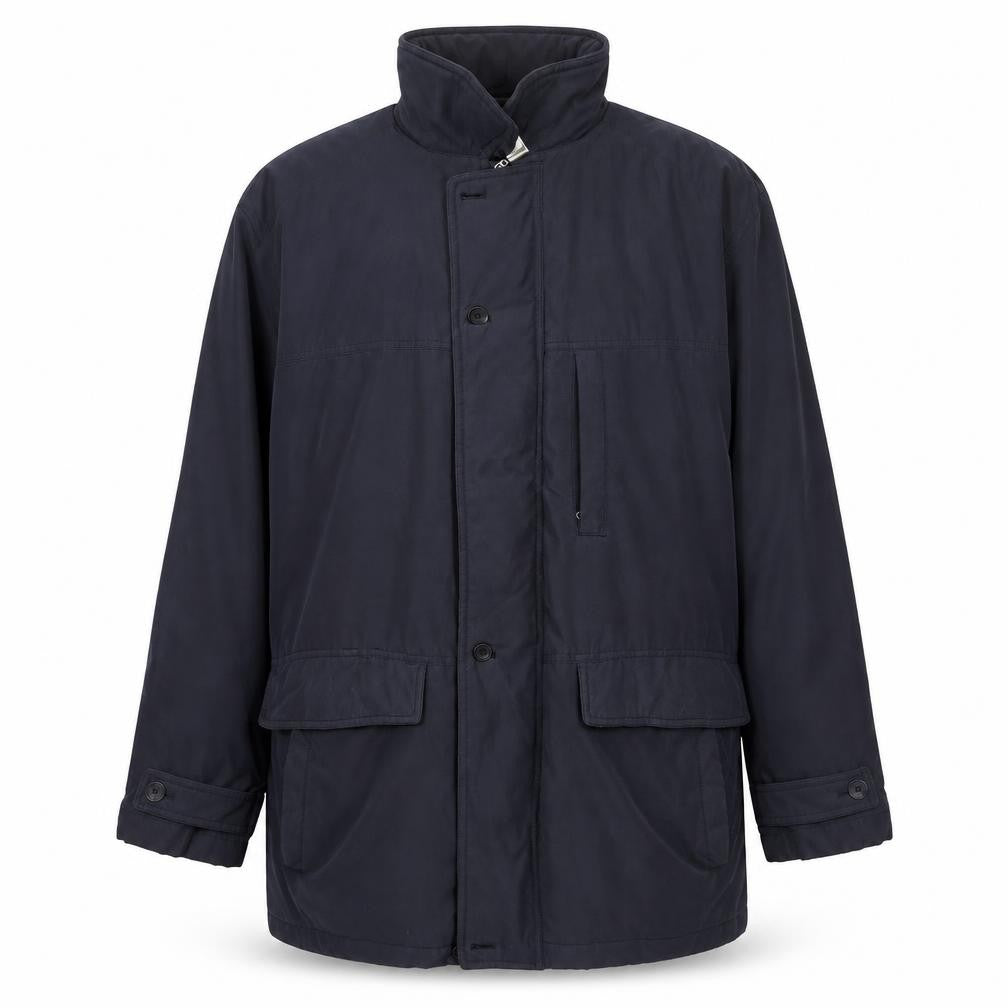 Mens UK Size 42 Oush Blue Overcoat