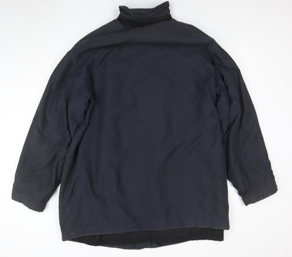 Mens UK Size 42 Oush Blue Overcoat