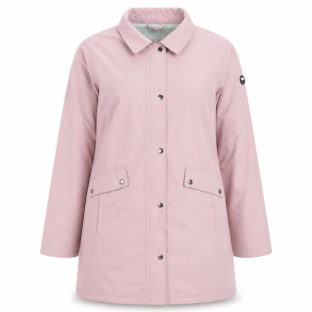 Womens UK Size 18 Cotton Traders Pink Rain Coat