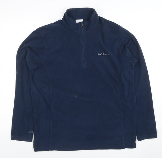 Mens UK Size M Columbia Blue Pullover Sweatshirt
