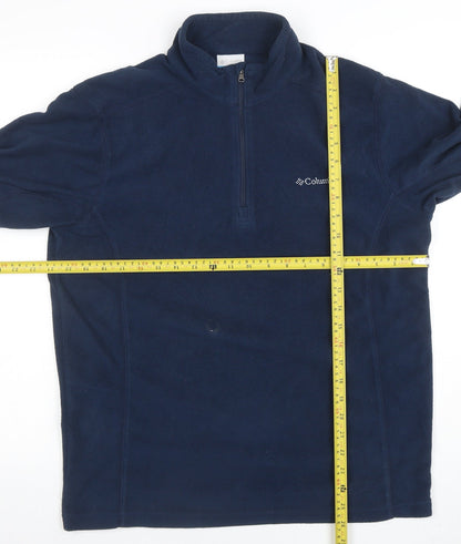 Mens UK Size M Columbia Blue Pullover Sweatshirt