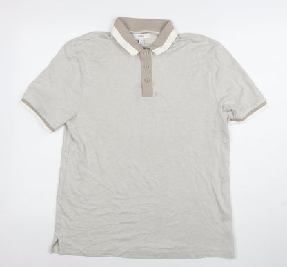 Mens UK Size M Marks and Spencer Cotton Blend Polo Shirt