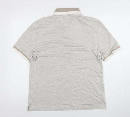 Mens UK Size M Marks and Spencer Cotton Blend Polo Shirt