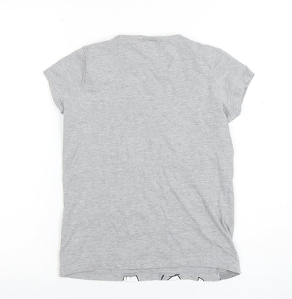 Boys UK Size 9-10 Years Looney Tunes Grey Basic T-Shirt
