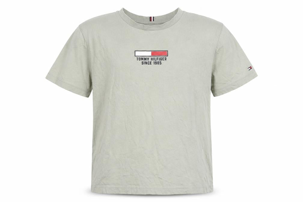 Boys UK Size 16 Years Tommy Hilfiger Beige Basic T-Shirt