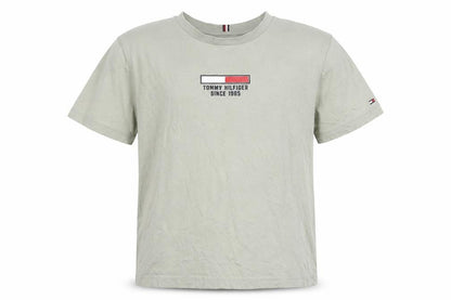 Boys UK Size 16 Years Tommy Hilfiger Beige Basic T-Shirt