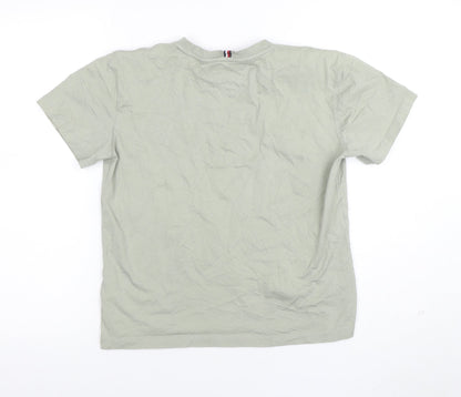 Boys UK Size 16 Years Tommy Hilfiger Beige Basic T-Shirt