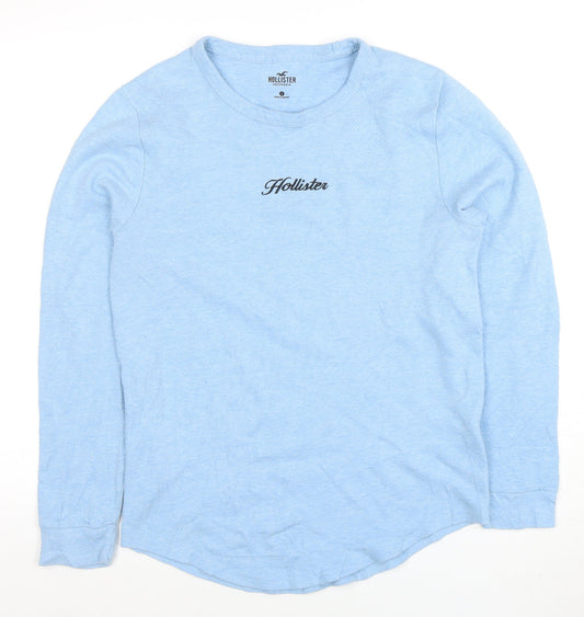 Mens UK Size S Hollister Blue Pullover Sweatshirt