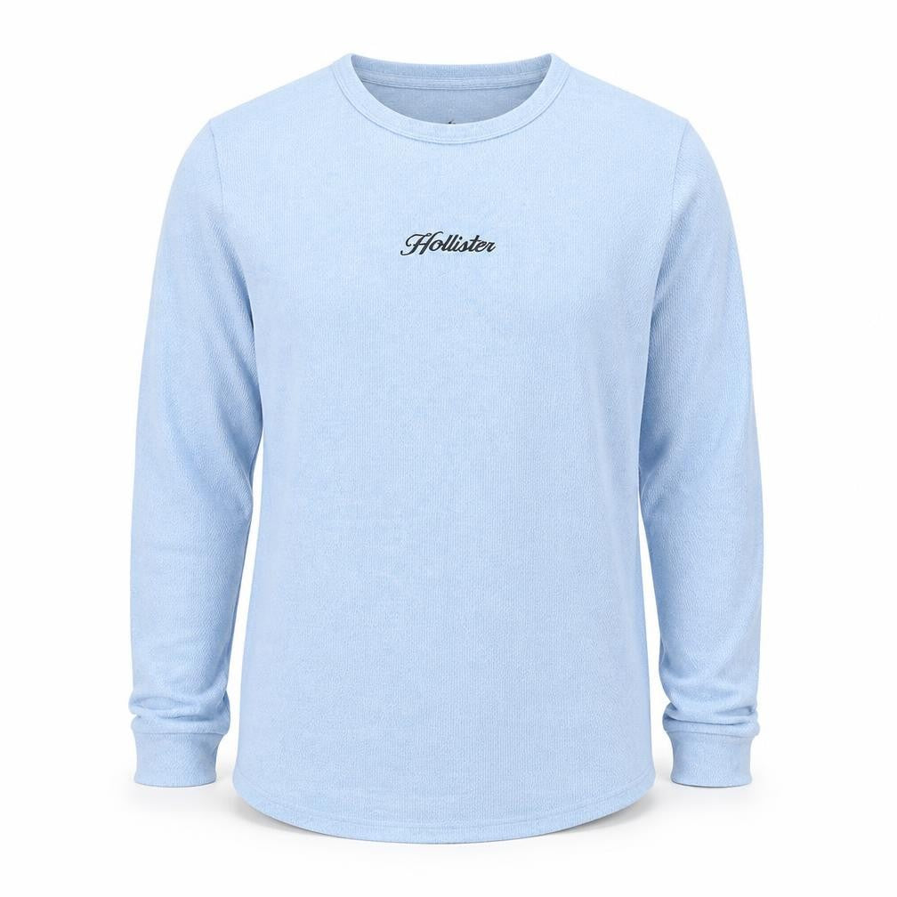 Mens UK Size S Hollister Blue Pullover Sweatshirt