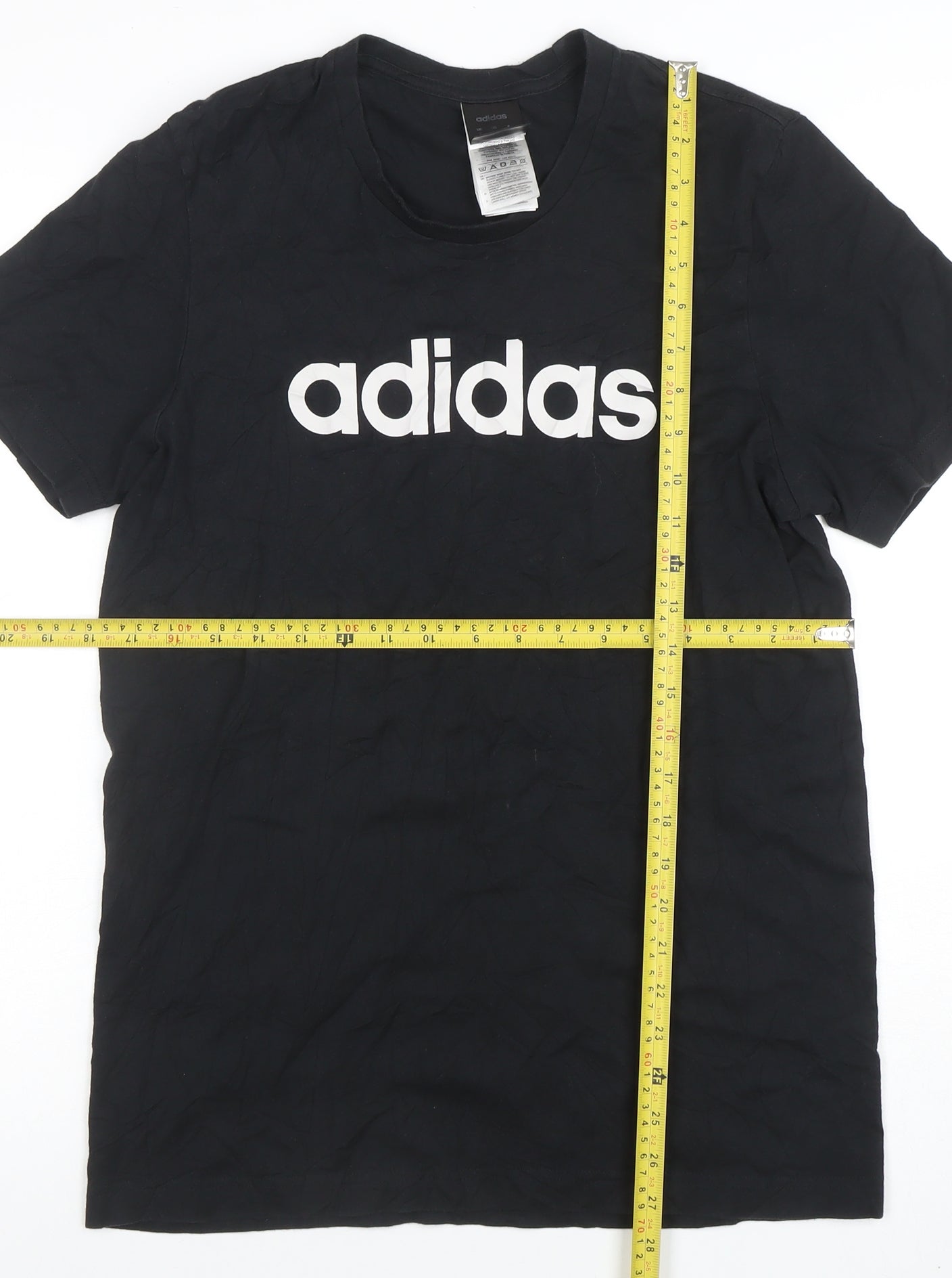 Mens UK Size S adidas Black  T-Shirt