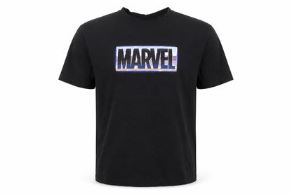 Mens UK Size 2XL Marvel Black  T-Shirt