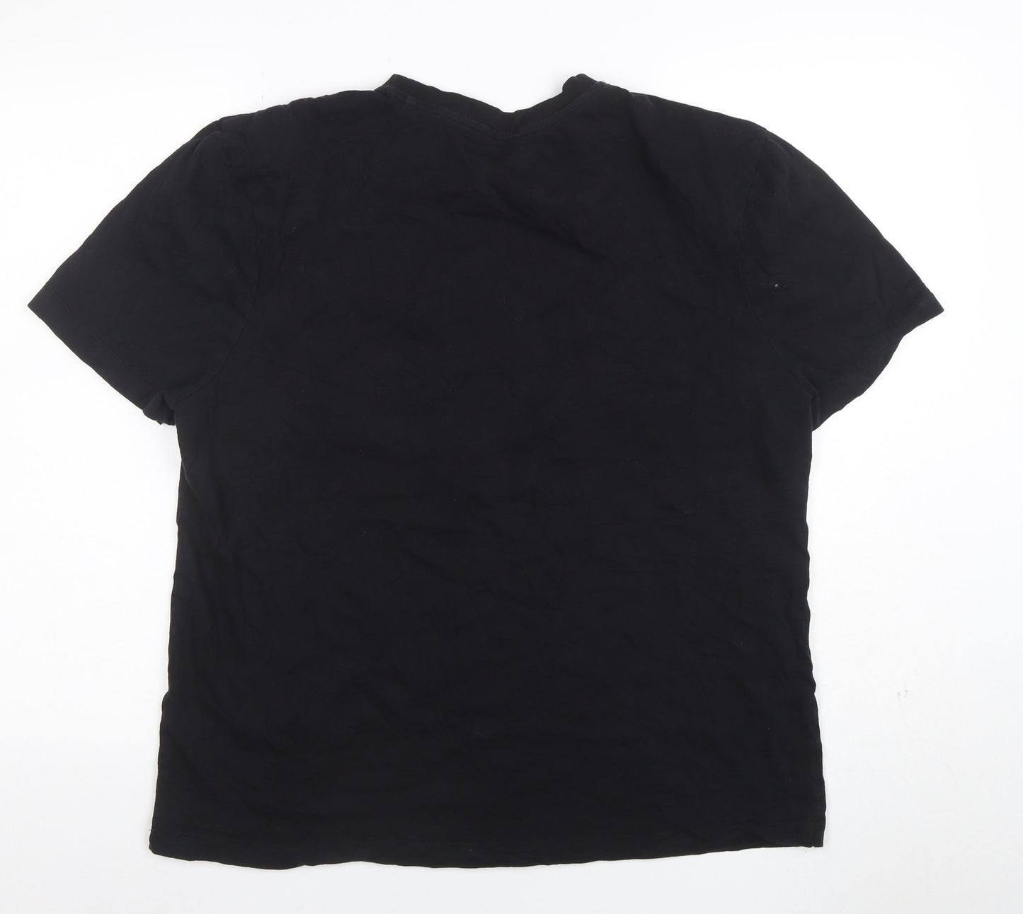 Mens UK Size 2XL Marvel Black  T-Shirt