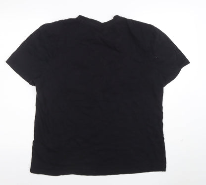 Mens UK Size 2XL Marvel Black  T-Shirt