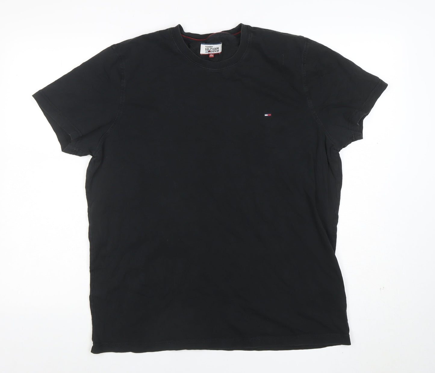 Mens UK Size XL Tommy Hilfiger Denim Black  T-Shirt