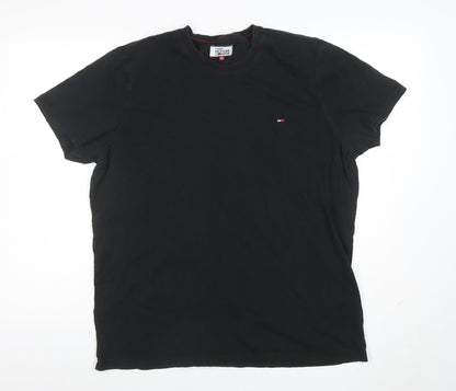 Mens UK Size XL Tommy Hilfiger Denim Black  T-Shirt