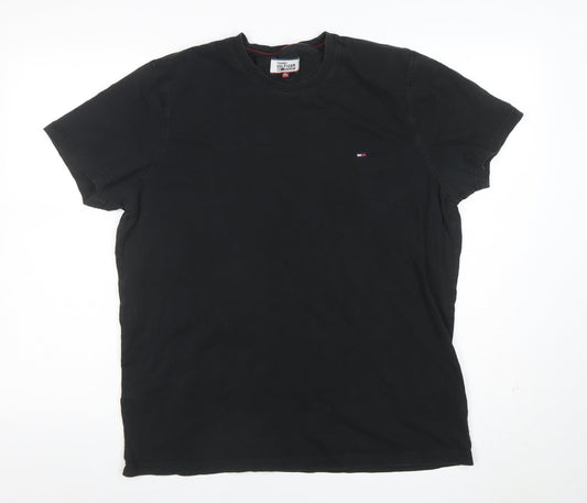 Mens UK Size XL Tommy Hilfiger Denim Black  T-Shirt