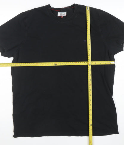 Mens UK Size XL Tommy Hilfiger Denim Black  T-Shirt