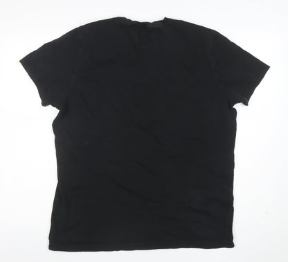 Mens UK Size XL Tommy Hilfiger Denim Black  T-Shirt