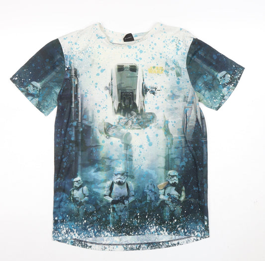 Primark Boys Blue Star Wars Stormtrooper Graphic T-Shirt 12-13 Years