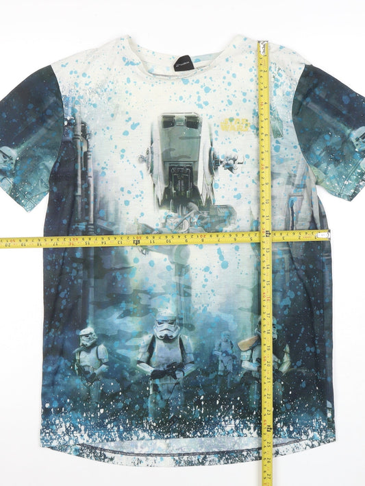 Primark Boys Blue Star Wars Stormtrooper Graphic T-Shirt 12-13 Years