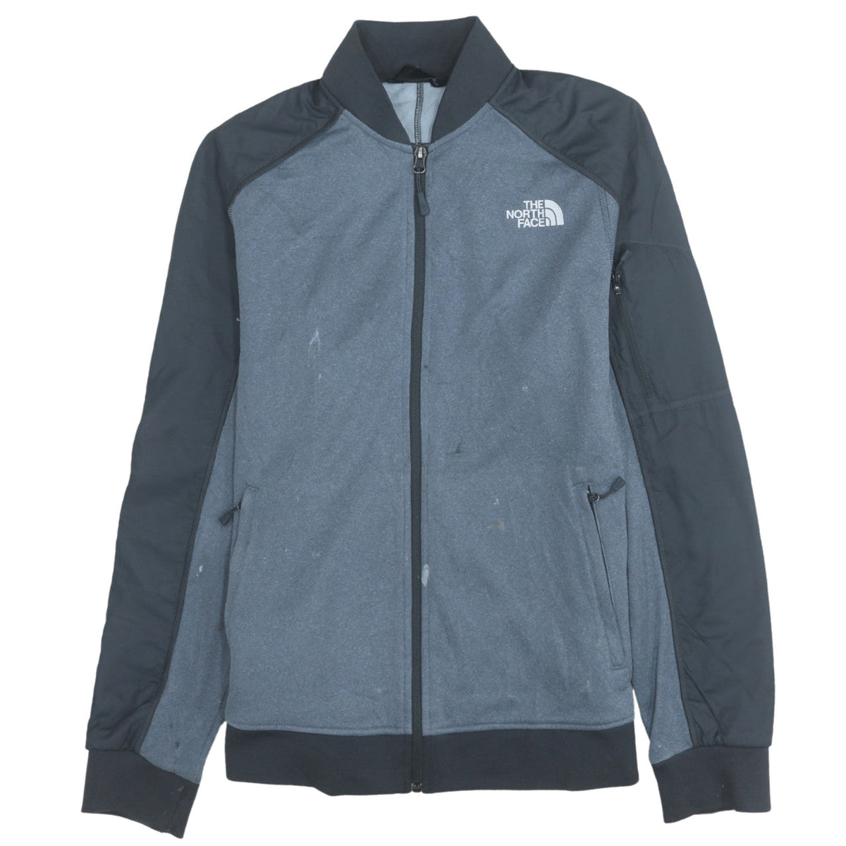 Mens UK Size M The North Face Grey Full Zip Sweatshirt