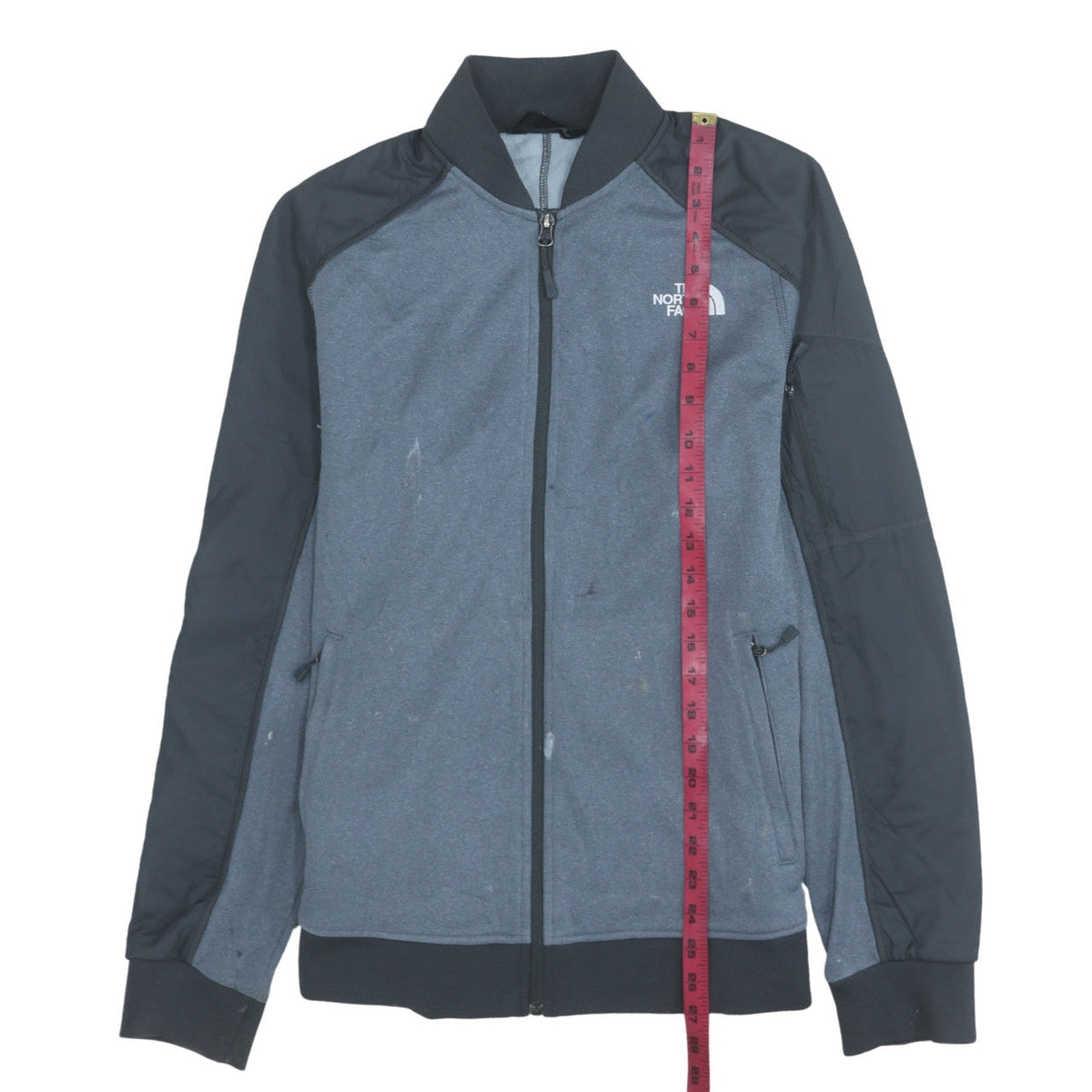 Mens UK Size M The North Face Grey Full Zip Sweatshirt