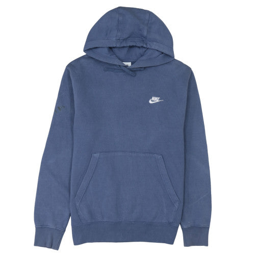 Mens UK Size M Nike Blue Pullover Hoodie