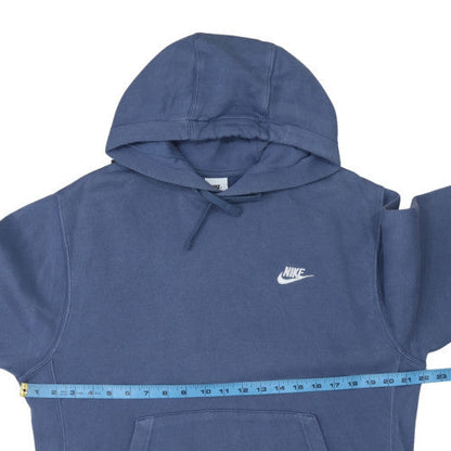 Mens UK Size M Nike Blue Pullover Hoodie