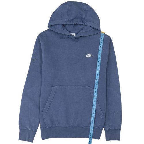 Mens UK Size M Nike Blue Pullover Hoodie