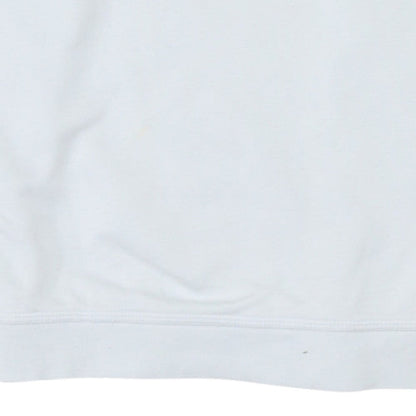 Nike Boys White Standard Fit XL Sweatshirt with Logo Print