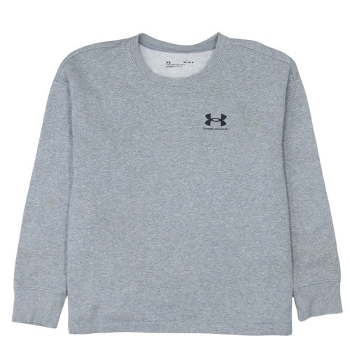 Mens UK Size M Under armour Grey Pullover Sweatshirt