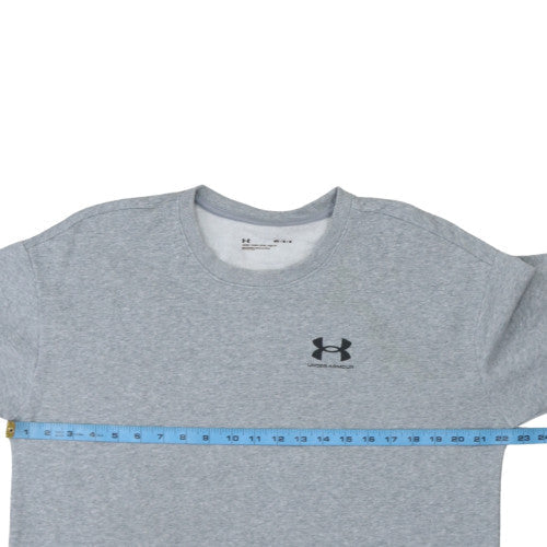 Mens UK Size M Under armour Grey Pullover Sweatshirt
