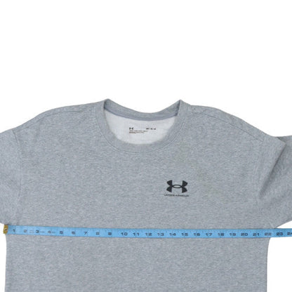 Mens UK Size M Under armour Grey Pullover Sweatshirt