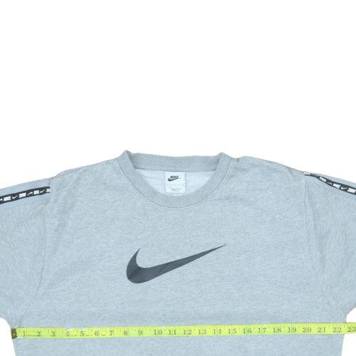 Mens UK Size S Nike Grey Pullover Sweatshirt