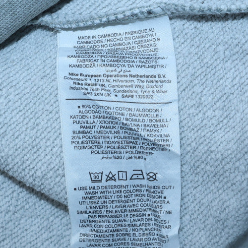 Mens UK Size S Nike Grey Pullover Sweatshirt