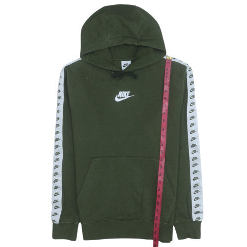Mens UK Size S Nike Green Pullover Hoodie