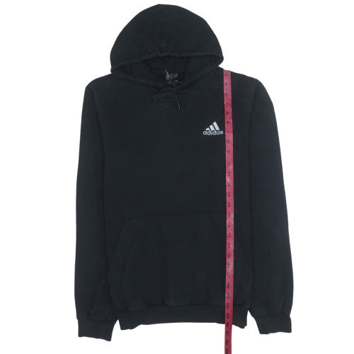 Mens UK Size S adidas Black Pullover Hoodie