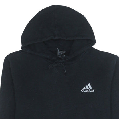 Mens UK Size S adidas Black Pullover Hoodie