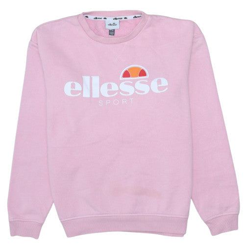 Womens UK Size 10 ellesse Pink Pullover Sweatshirt