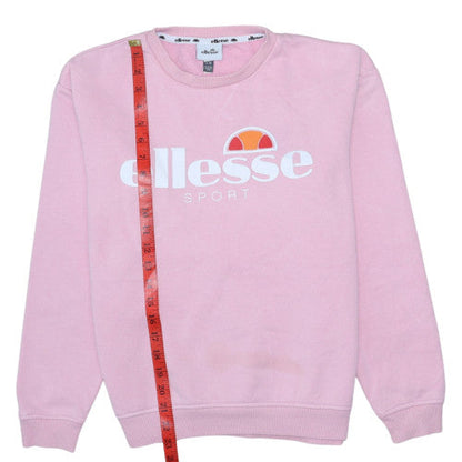 Womens UK Size 10 ellesse Pink Pullover Sweatshirt