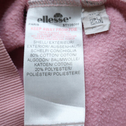 Womens UK Size 10 ellesse Pink Pullover Sweatshirt