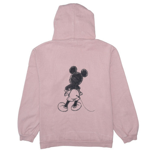 Womens UK Size XL Disney Pink Pullover Hoodie