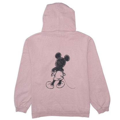Womens UK Size XL Disney Pink Pullover Hoodie