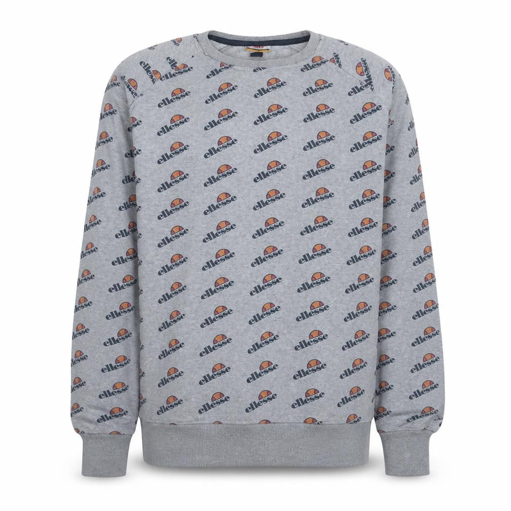 Mens UK Size L ellesse Grey Pullover Sweatshirt