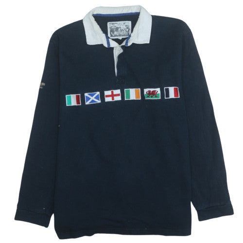 Mens UK Size XL Rugby Cotton Polo Shirt