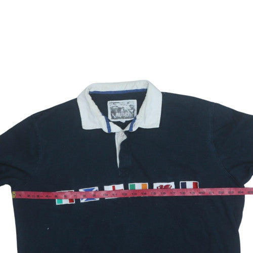 Mens UK Size XL Rugby Cotton Polo Shirt