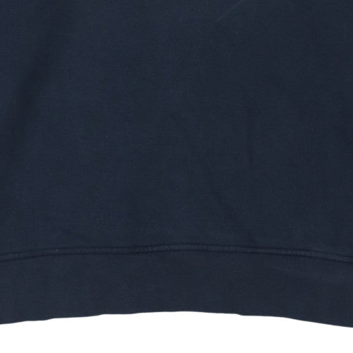 Mens UK Size M adidas Blue Pullover Sweatshirt